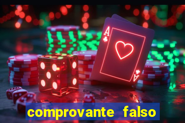 comprovante falso de 50 reais